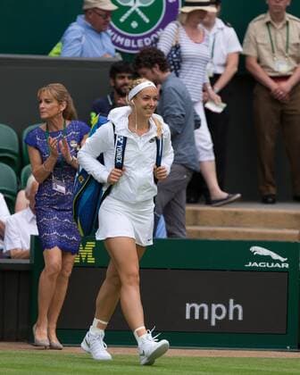 Tennis, Wimbledon, Day 4, Sabine Lisicki v McHale