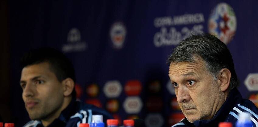 Football, Copa America, PK for the final Chile - Argentina