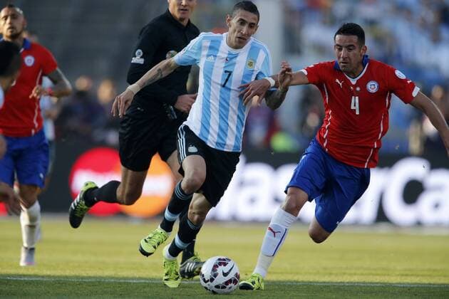 Football, Copa America, Final, Chile - Argentina