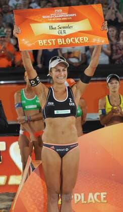 Beach Volleyball World Championships, Ilka Semmler awarded best blocker