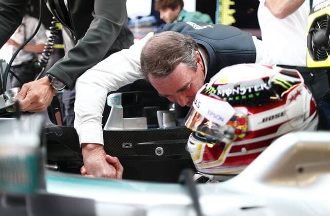 Formula 1, Silverstone GP, Nigel Mansell and Lewis Hamilton