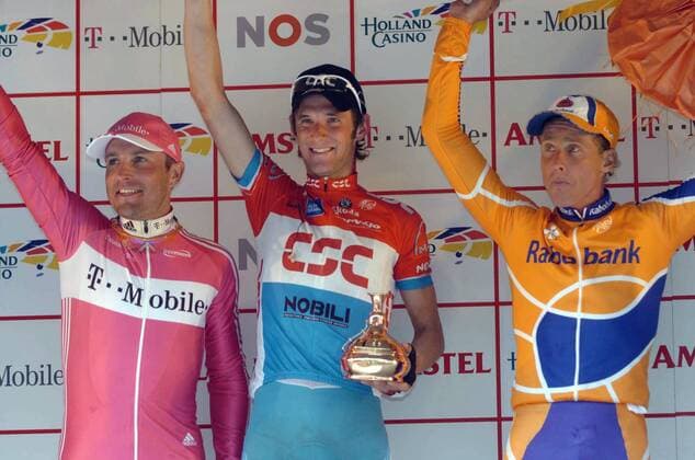 Cycling, ProTour, Amstel Gold Race, Fränk Schleck wins ahead of Steffen Wesemann