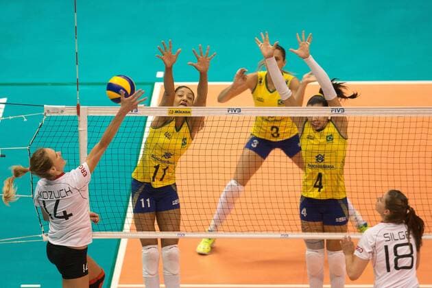 Volleyball, World Grand Prix, Brazil - Germany