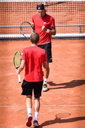 Tennis, DavisCup, Belgium - Canada, Doubles