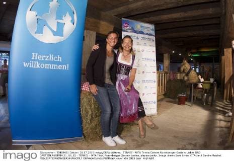 Tennis, WTA Tournament in Bad Gastein, Players Party in Dirndl