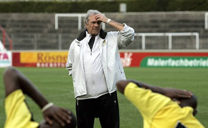 Football, training of the Ghanaian national team in Würzburg