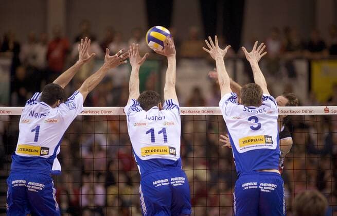 Volleyball, 1. BL, Playoff final, Evivo Düren - VfB Friedrichshafen 3:2