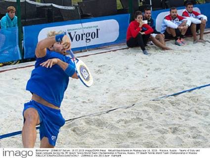 Beach tennis in Moscow