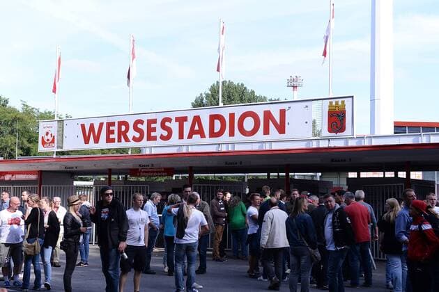 Football, Stadium history Red White Ahlen