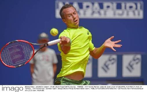 Tennis, ATP Tournament in Kitzbühel, Philipp Kohlschreiber in action