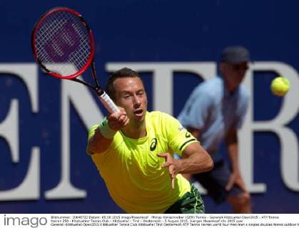 Tennis, Philipp Kohlschreiber at the ATP tournament in Kitzbühel