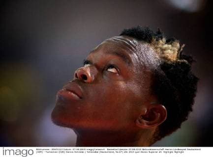Basketball, Dennis Schröder before the European Championship