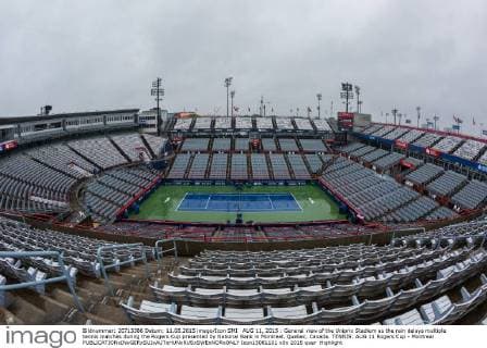 Tennis, ATP Tournament in Montreal, Rain