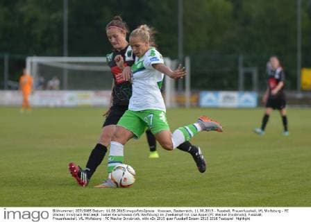 Football, Women 1. BL, VfL Wolfsburg test match against Innsbruck