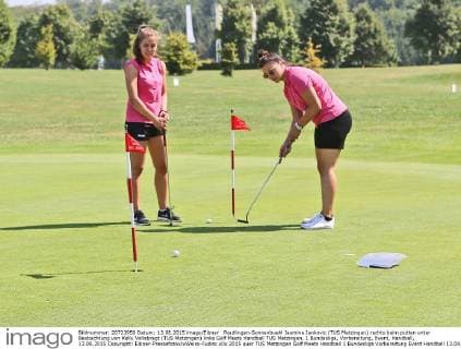 Handball, Ladies, TuS Metzingen on the Golf Course