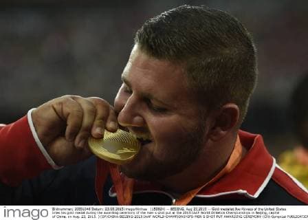 World Championships in Athletics in Beijing, Men's Shot Put, Award Ceremony