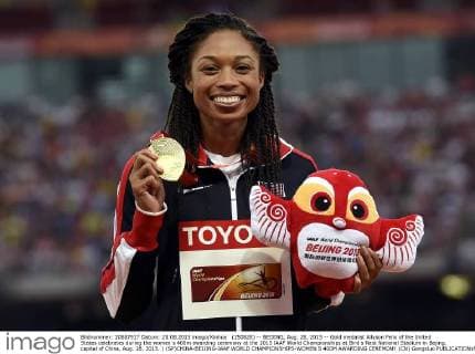 World Championships in Athletics in Beijing - Award Ceremony Women's 400m