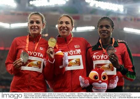 World Championships in Athletics in Beijing - Women's 800m Award Ceremony