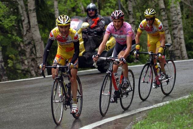 Cycling, Giro d Italia, 13th stage, Leonardo Piepoli stage winner, Ivan Basso continues in pink