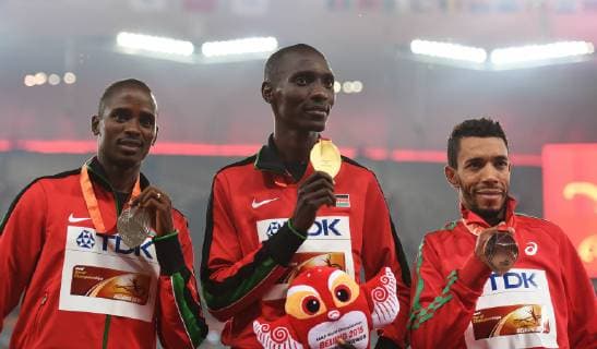 World Championships in Athletics in Beijing - Men's 1500m Award Ceremony