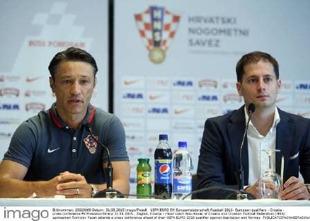 Football, National team Croatia, Press conference of national coach Kovac