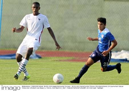 Football, U19, France - USA