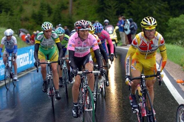 Cycling, Giro d Italia, Leonardo Piepoli wins the 17th stage