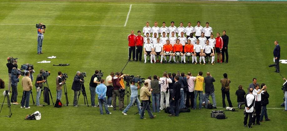 Football, World Cup 2006, Presentation of the World Cup squad of the German national team