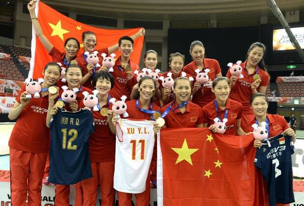 Volleyball, Women, China wins World Cup