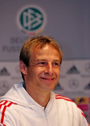 Football, World Cup 2006, Press conference of the German national team in Geneva