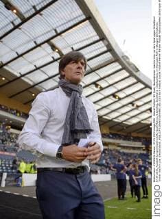 Football, Euro Quali, German coach Joachim Löw before the match against Scotland