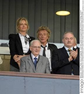 Football, Euro Quali, Rod Stewart in the stands, Scotland - Germany
