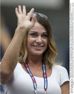 Tennis, US Open, Nadia Comaneci in the stands