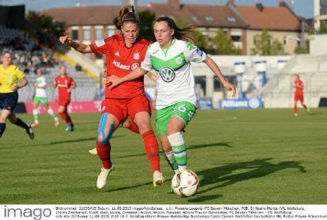 Football, Women 1. BL, Bayern Munich - VfL Wolfsburg
