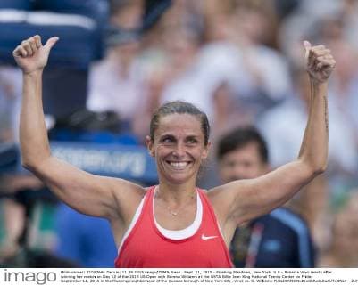 Tennis, US Open semi-finals, Roberta Vinci defeats Serena Williams