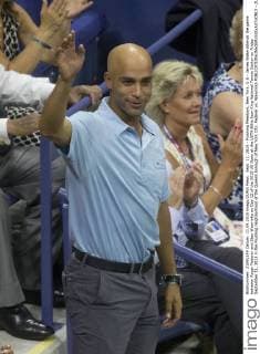 Tennis, US Open, James Blake after his mistaken arrest in the stands during the semi-finals
