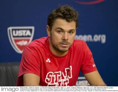 Tennis, US Open, PK with Stanislas Wawrinka and Roger Federer after the semi-finals