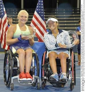 Jordanne Whiley wins the US Open in women's wheelchair tennis