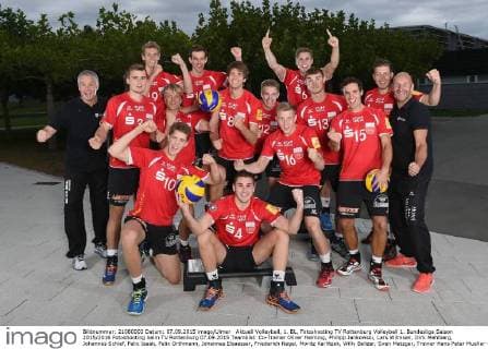 Volleyball, 1. BL, Photo shooting TV Rottenburg