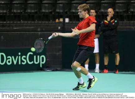 Tennis, Davis Cup, Training Belgium