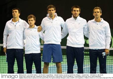 Tennis, DavisCup Semi-Final, Belgium - Argentina