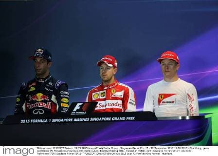 Formula 1, Singapore GP, Qualifying Press Conference