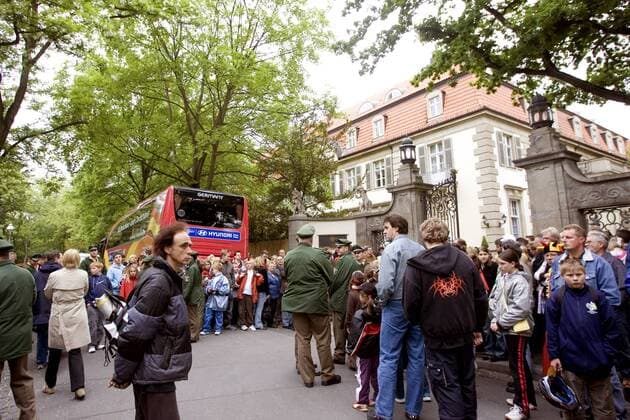 Football, World Cup 2006, Arrival of the German national team in Berlin
