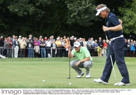 Golf, Bernhard Langer at the Porsche European Open in Bad Griesbach
