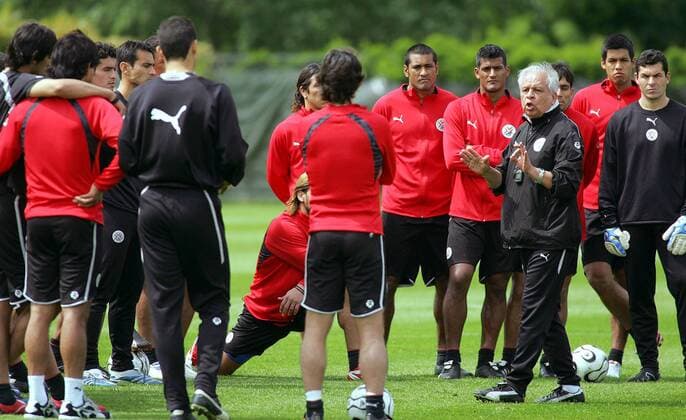 Football, World Cup 2006, Paraguay National Team Training in Oberhaching