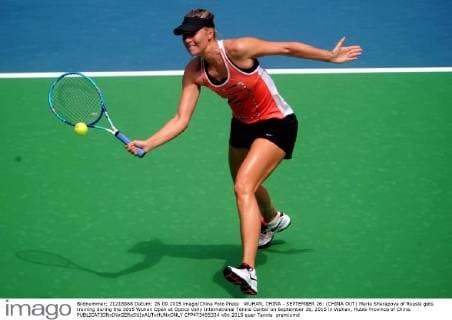 Tennis, WTA Tournament in Wuhan, Maria Sharapova in action