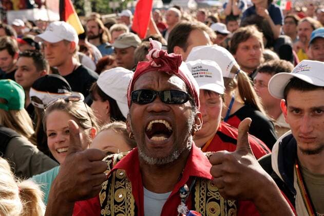 FIFA Football, World Cup 2006, shrill, colourful, football enthusiasts - The fans of the World Cup