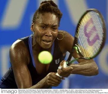Tennis, WTA tournament in Wuhan, Venus Williams one round further