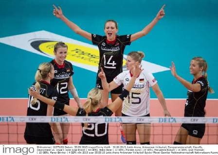 Volleyball, Women, European Championship, Germany - Hungary
