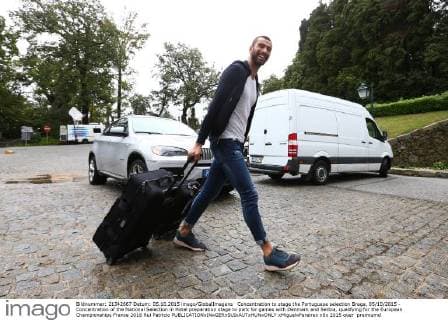 Football, Portugal national team, players' arrival in Braga